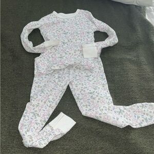 Cozy  Floral Thermals/ Long Johns (Size 6)